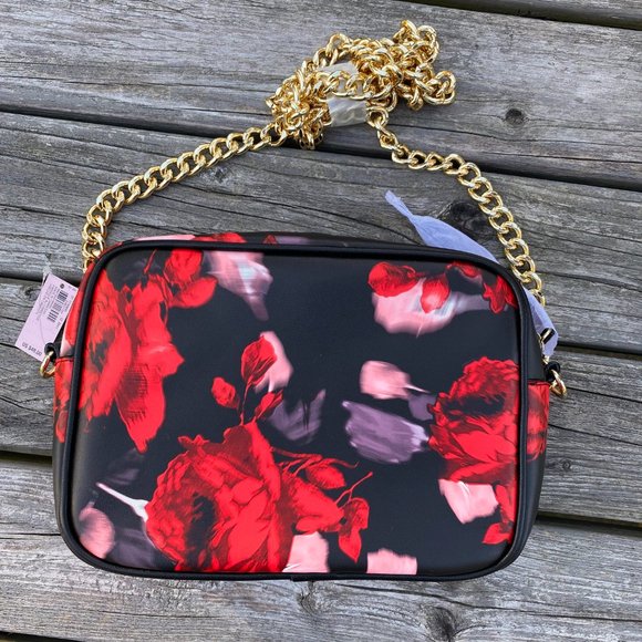 Victoria's Secret Bold Floral Chain Strap Crossbody Bag - Picture 3 of 16